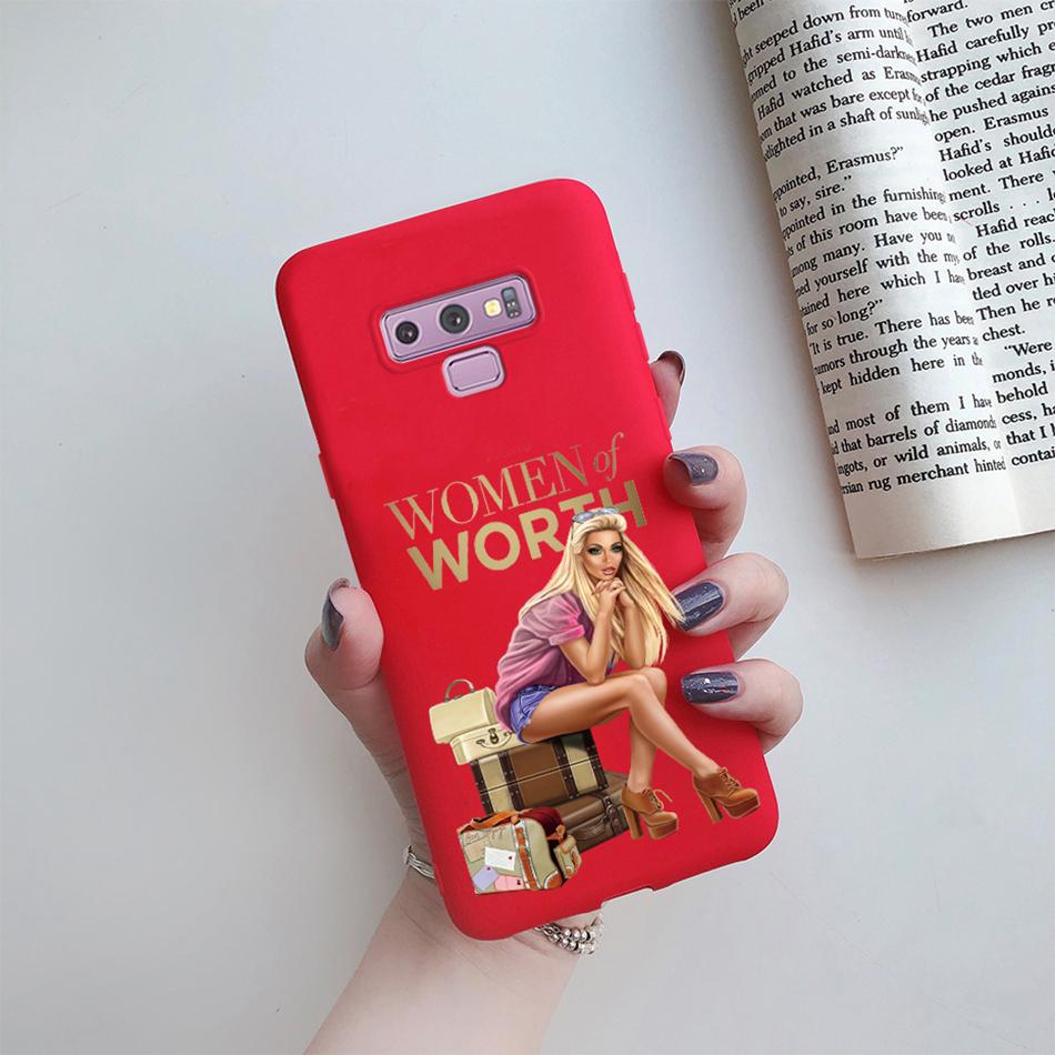 For Samsung Galaxy Note 9 Case Cover Cute Cat Cartoon silicon Back Cover TPU Funda For Samsung Galaxy Note 9 Note9 Phone Case