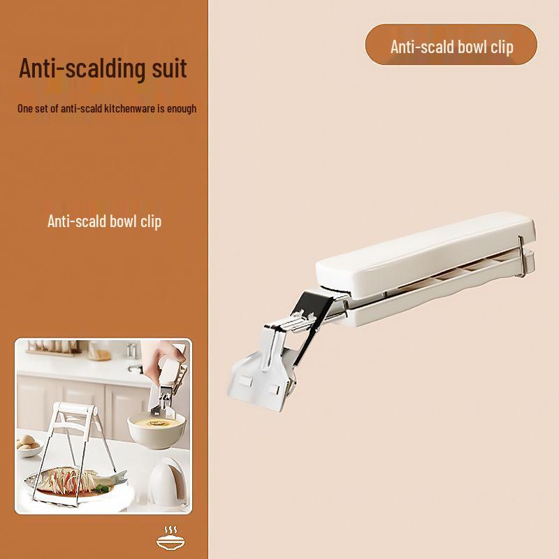 Anti-Scalding Non-Slip Tray & Bowl Lifter Clip for Kitchen Use