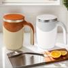 Leakproof Magnetic Coffee Mixing Mug Stainless Steel Rotating Blender Cup  Travel Use