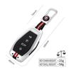 Interior Mouldings 4 Buttons Metal + Silicone Car Key Case Cover Shell  for Renault  Grand Koleos Geely Coolray X6 Emgrand 2024