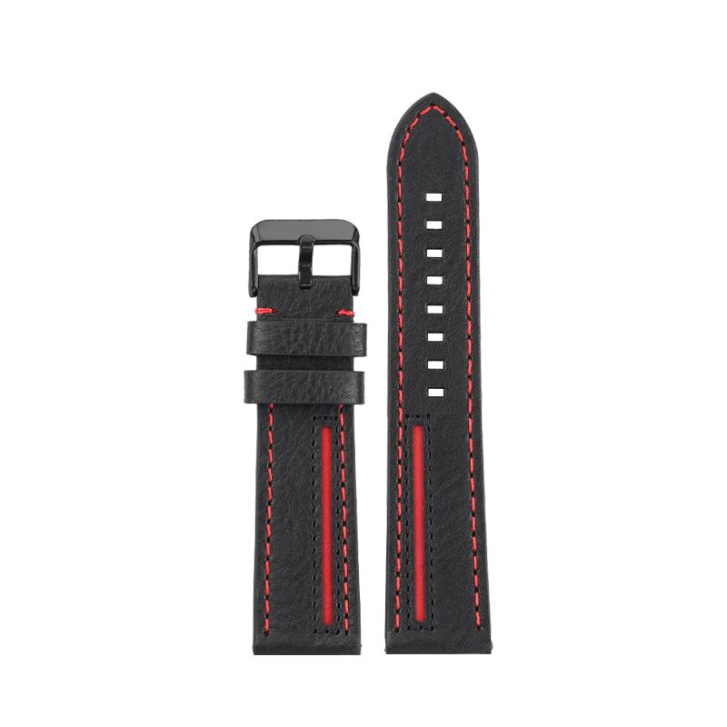 22mm Italian Leather Bracelet For Casio Edifice Heart of the Earth EFR-303CL Leather Watchband Efr-303d/l Watch Strap 22mm ECB-9