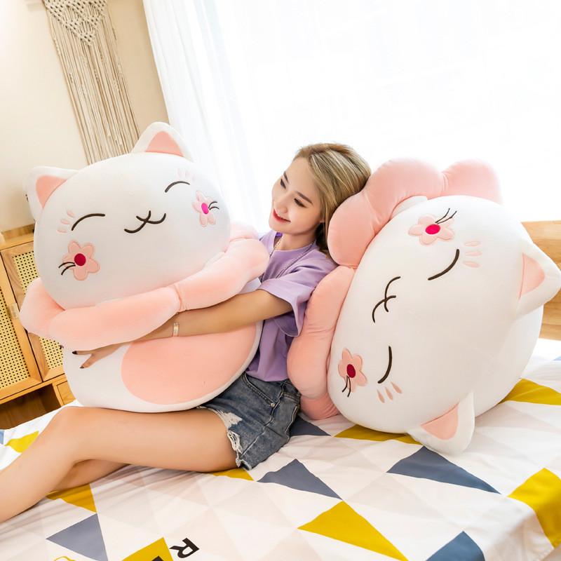 Cat Lucky Cartoon Plush Toy Cute Stuffed Animal Dolls Decorations Gift Kids