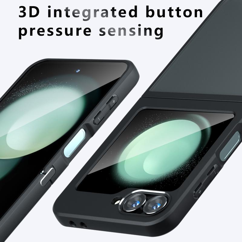 Für Samsung Galaxy Z Flip7 FE 5G/Z Flip6 5G Stoßfeste Hülle TPU+PC Handyhülle