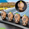 Dashboard Decorations Capybara Solar Dancing Figures Interior Accessories for Camping Daily Driving Truck Console Road Trip Home