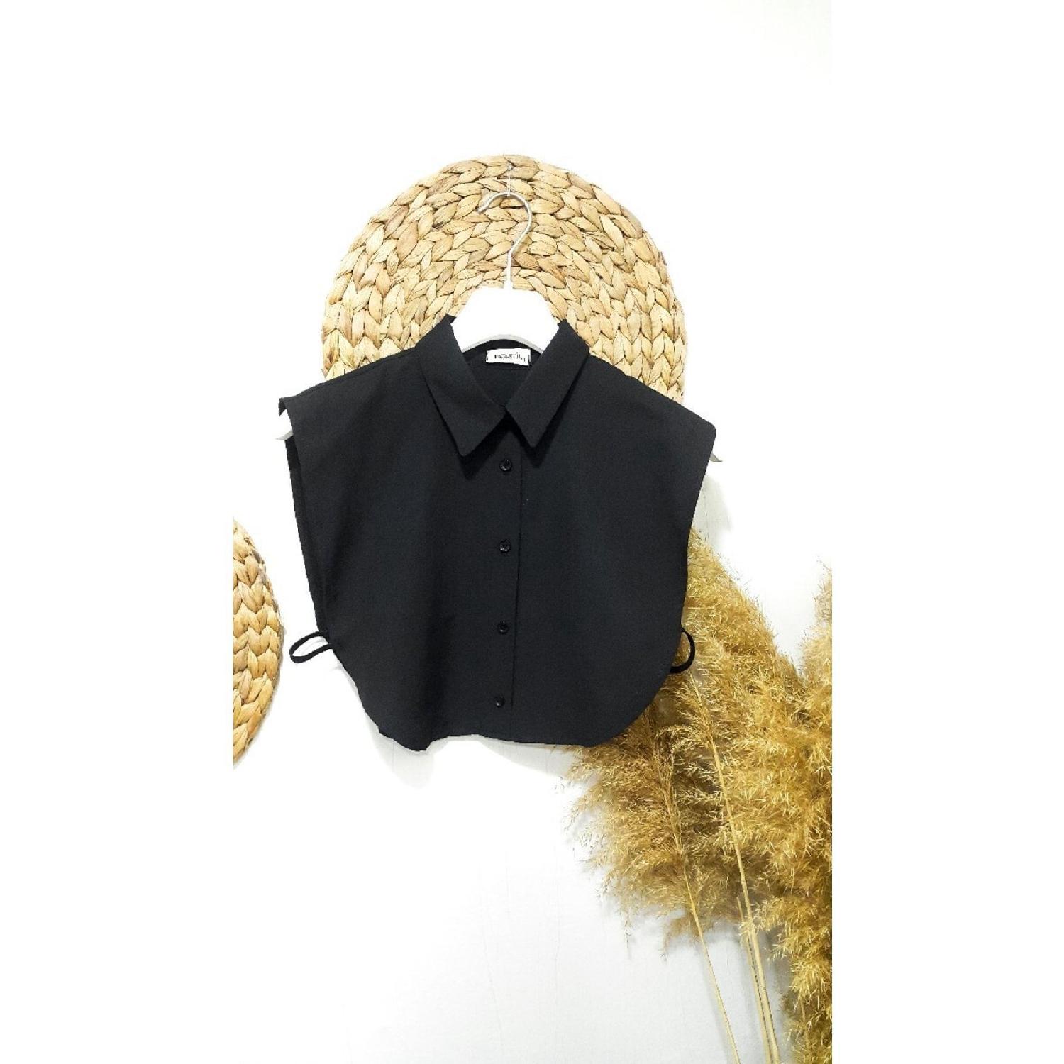 

Shirt Collar Inner Neck Collar Hijab S/M чорний