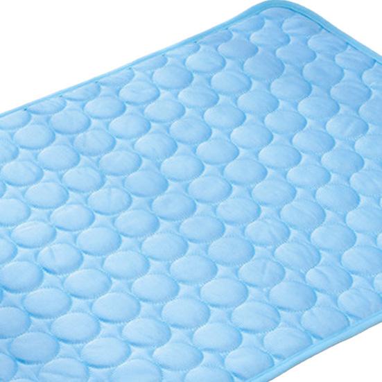 Pet Ice Silk Cooling Mat, Summer Self Cool Pad for Dogs Cats, Washable Pet Sleeping Pad for Crate, Bed, Indoor Outdoor Floor
