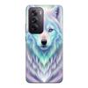 Phone Case - MANIACASE - Oppo Reno 12 Pro 5G - Silicone - Flexible - Purple White Wolf