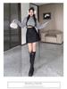 High Waist PU Leather A-Line Midi Skirt - Autumn/Winter Collection, Anti-Exposure, Slimming, Frosted Matte Finish with Zipper
