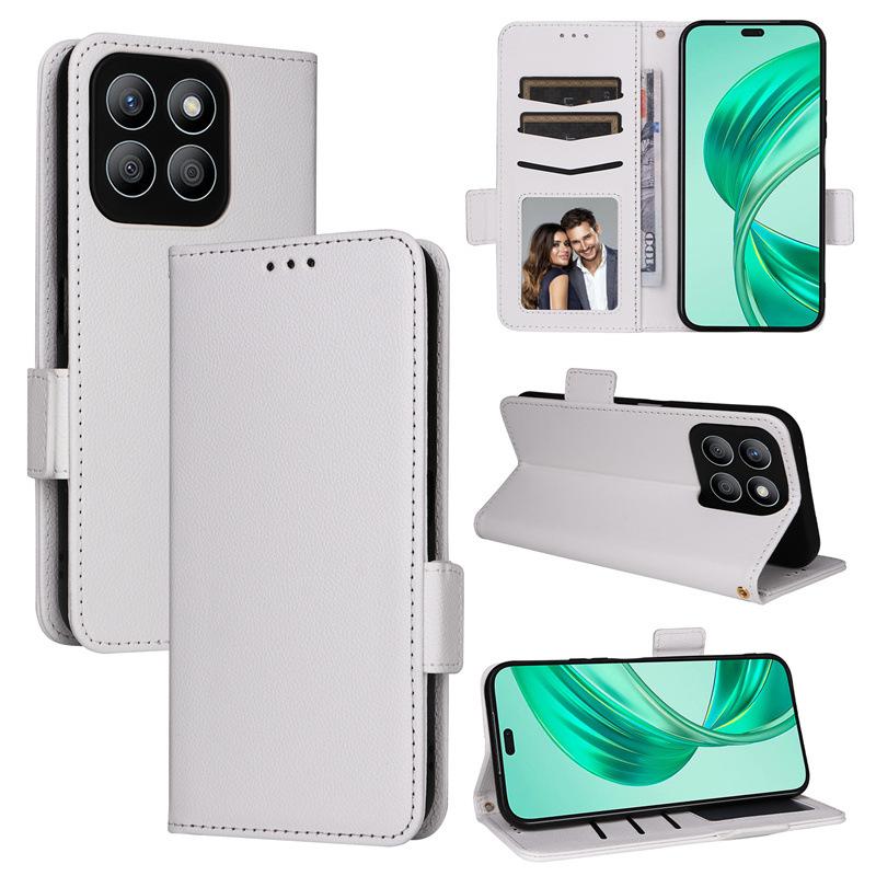 Flip Cases For Honor X8C 4G Leather Case [Flip Vintage Leather] Shockproof Durable Retro Protective Cover