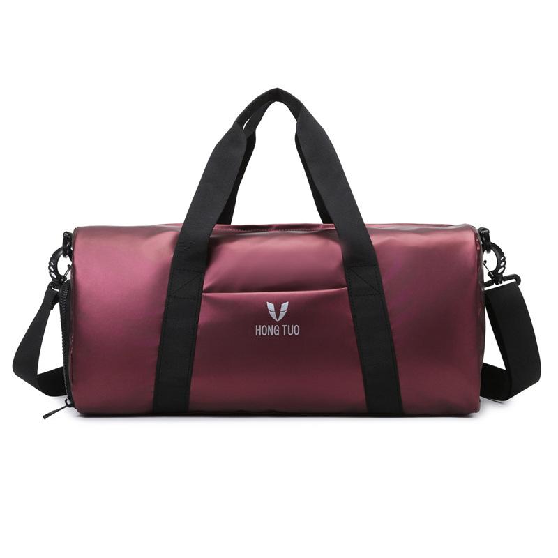 Oxford cloth travel bag men's and women's fashion luggage bag sports dry and wet separation independent shoe compartment fitness bag