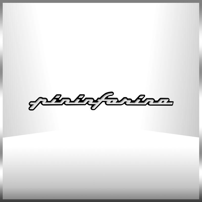 Tnrjc4 Stylizacja Samochodu Nowa 3D Aluminiowa Pininfarina disegno Emblemat Logo Tylna Odznaka Naklejka na Bagażnik Samochodu Dla Hyundai Sonata Solaris Azera Tucson