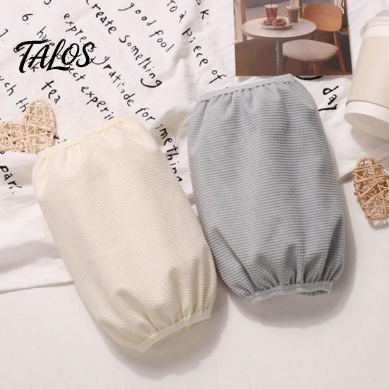 Reusable Sleeve Guards for Winter Stain Resistant Arm Sleeves, Elastic Cuff Oil-proof Protective Covers, Soft Fabric Protectors Sewing Solid