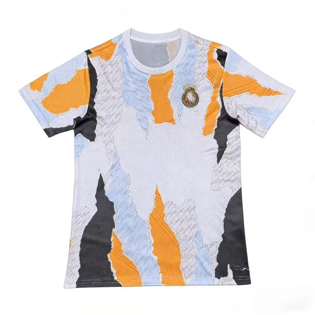 Fans short-sleeved mesh quick-drying football jersey D print Portugal Côte d'Ivoire Morocco