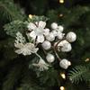 Plastic Simulation Pine Cone Branches Handmade Fake Plant Artificial C  Merry Christmas Decoration