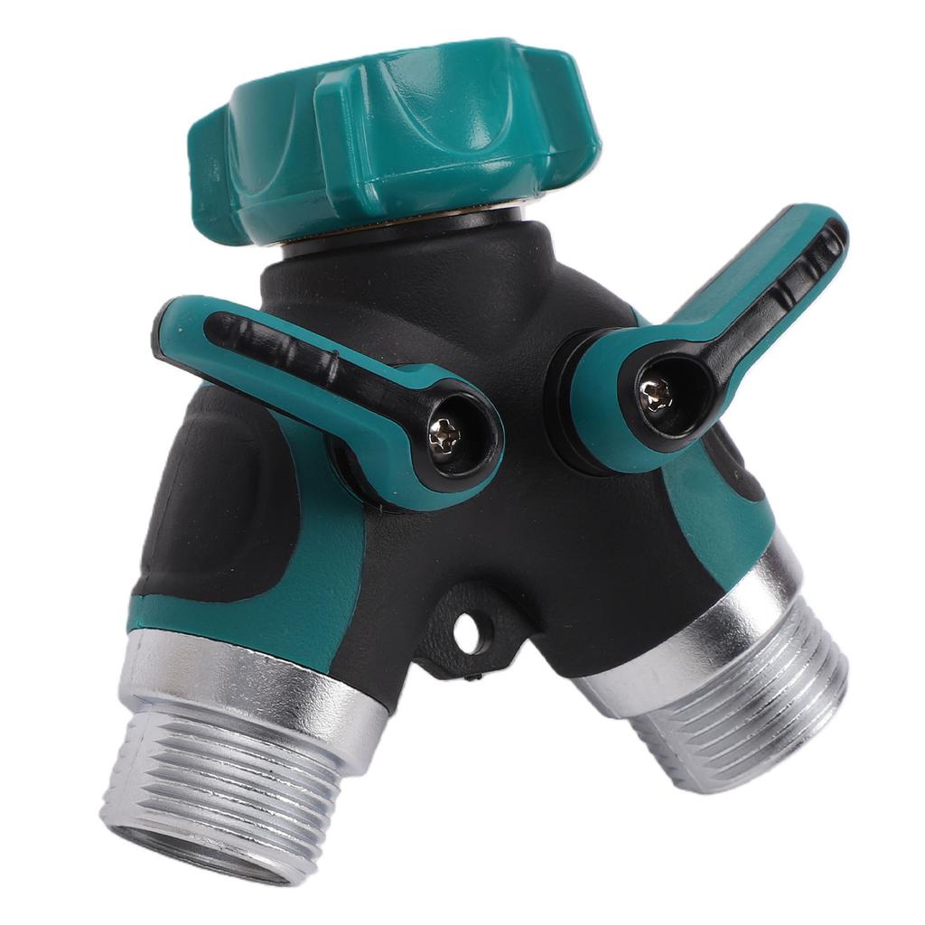 Garden Hose Splitter 2 Way 3 4in Male Female Thread Tap Y Type Watering Connector Distributor for Outdoor Faucet