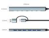 USB 3.0 Hub  7 In 1 Multi-port Type C Hub 7 Port Usb 3.0 Usb2.0 Adpater for Macbook Laptop Tablet & PC