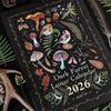 Dark Forest Lunar Calendar 2026 Contains 12 Original Illustrations Drawn Throughout The Year 12 Monthly Colorful Wall Calendar