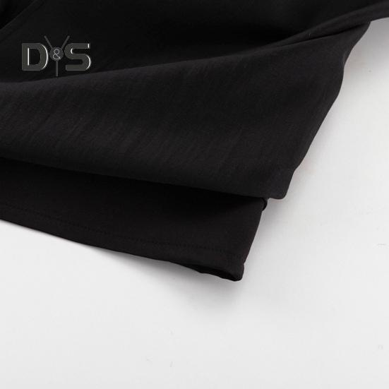 Women Maxi Skirt High Waist Mesh Yarn Cover Perspective Solid Color Skirt Hip Wrapped Split Design Long Skirt