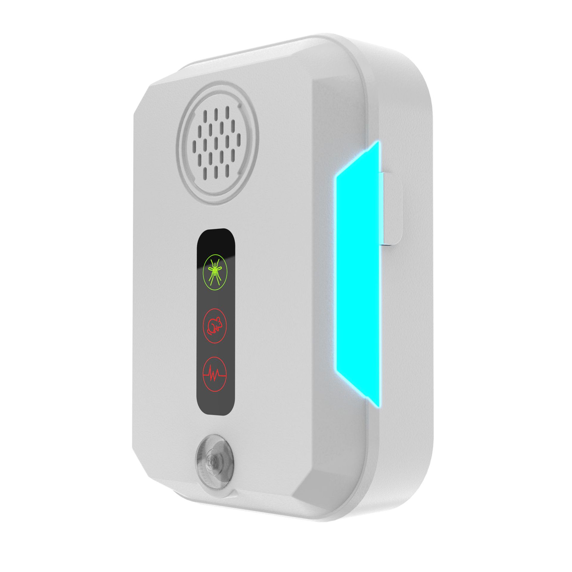 

Ultrasonic Mouse Repellent , 3 Modes, 360° Strobe LED Light, Anti,Rodent and Insect Repellent White