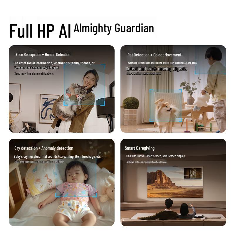 Huawei Smart Selection Haique Sparrow Egg Max 8MP 360° AI Smart Camera (CN version)