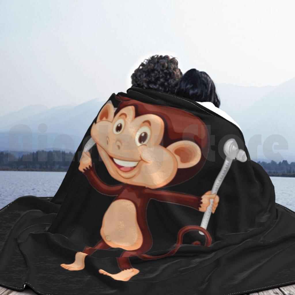 Scaffold Monkey Blanket Super Soft Warm Light Thin Scaffolder Builder Construction Worker Workman Workwoman