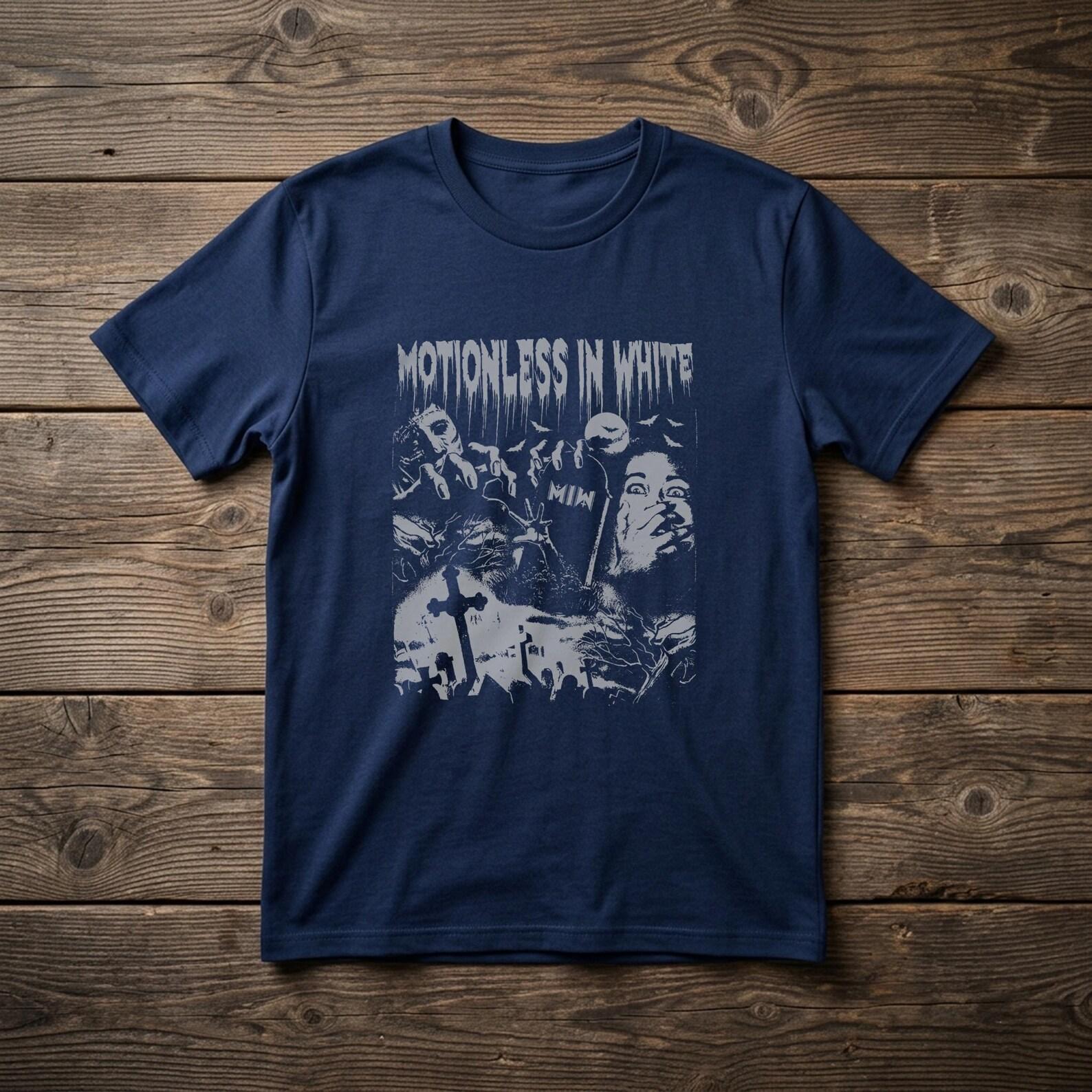 Motionless In White T shirt | Rock Band Music Tee | Unisex Cotton Shirt M