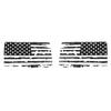 Carbon Fiber Rear Window Sticker Trim Cover Decals For Bronco -25  Flag