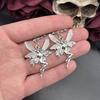 Punk Vintage Butterfly Fairy Angel Earrings Grunge Ladies Anime Jewelry Y2k Aesthetic Accessories Goth Gothic Accessories