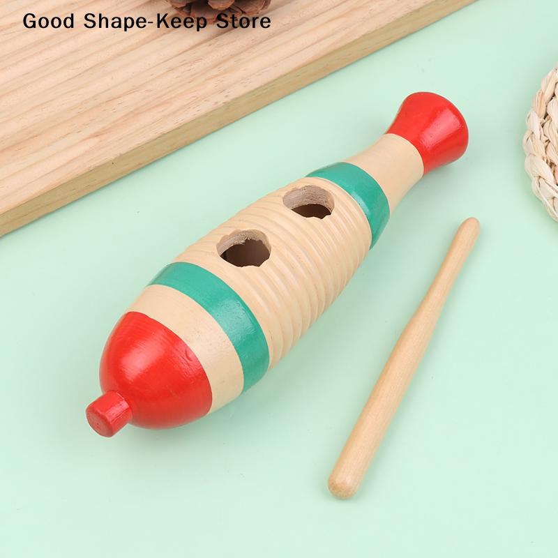 Wooden Music Learning Children's Educational Toys Fish Toy Game Orff Percussion Musical Instrument For Beginners Toddler