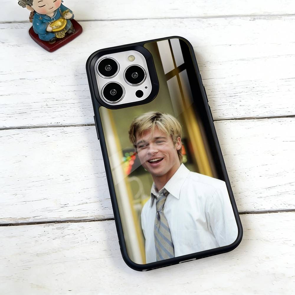 Brad Pitt Phone Case For iPhone17,16,15,14,13,12,11 Plus,Pro Magnetic For Magsafe Wireless Charging