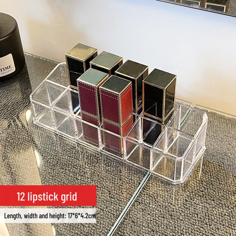 Transparent Dustproof Lipstick & Nail Polish Organizer