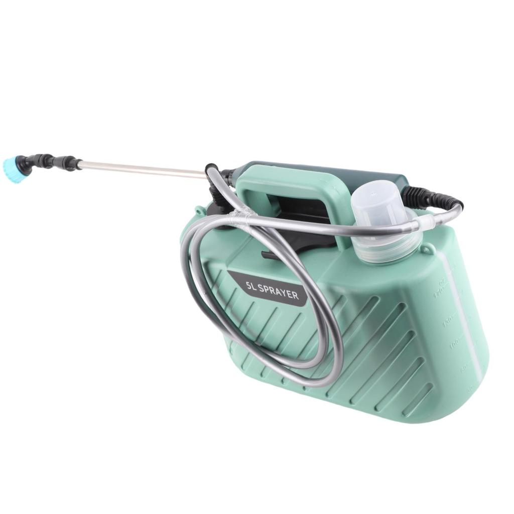 Electric Plant Sprayer Battery Powered 5L with 3 Nozzles Retractable Wand   Shoudler Strap Garden Sprayer for Lawn