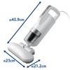 Iris Ohyama Ultra Suction Futon Cleaner with Dust Mite and Dust Sensor, Beating Speed: Approximately 6,000 Times per Minute, IC-FAC2