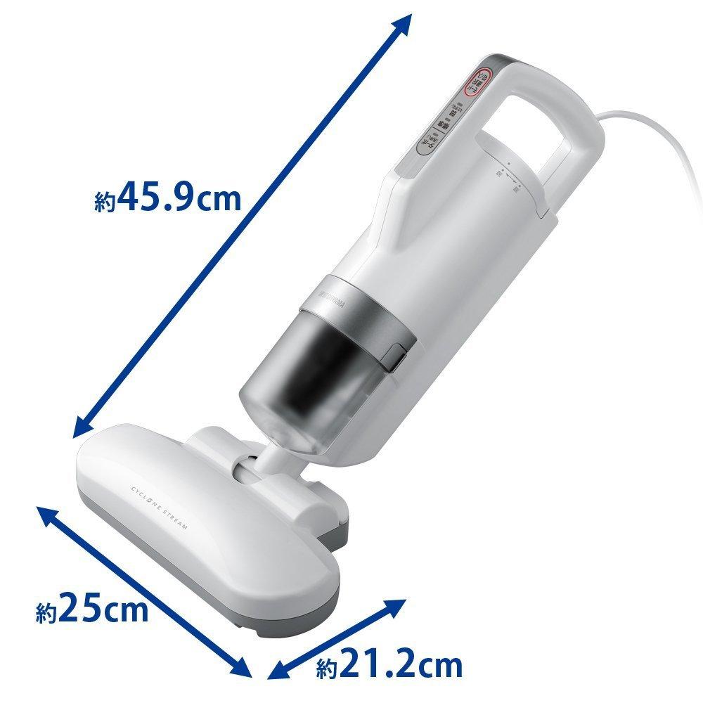 Iris Ohyama Ultra Suction Futon Cleaner with Dust Mite and Dust Sensor, Beating Speed: Approximately 6,000 Times per Minute, IC-FAC2
