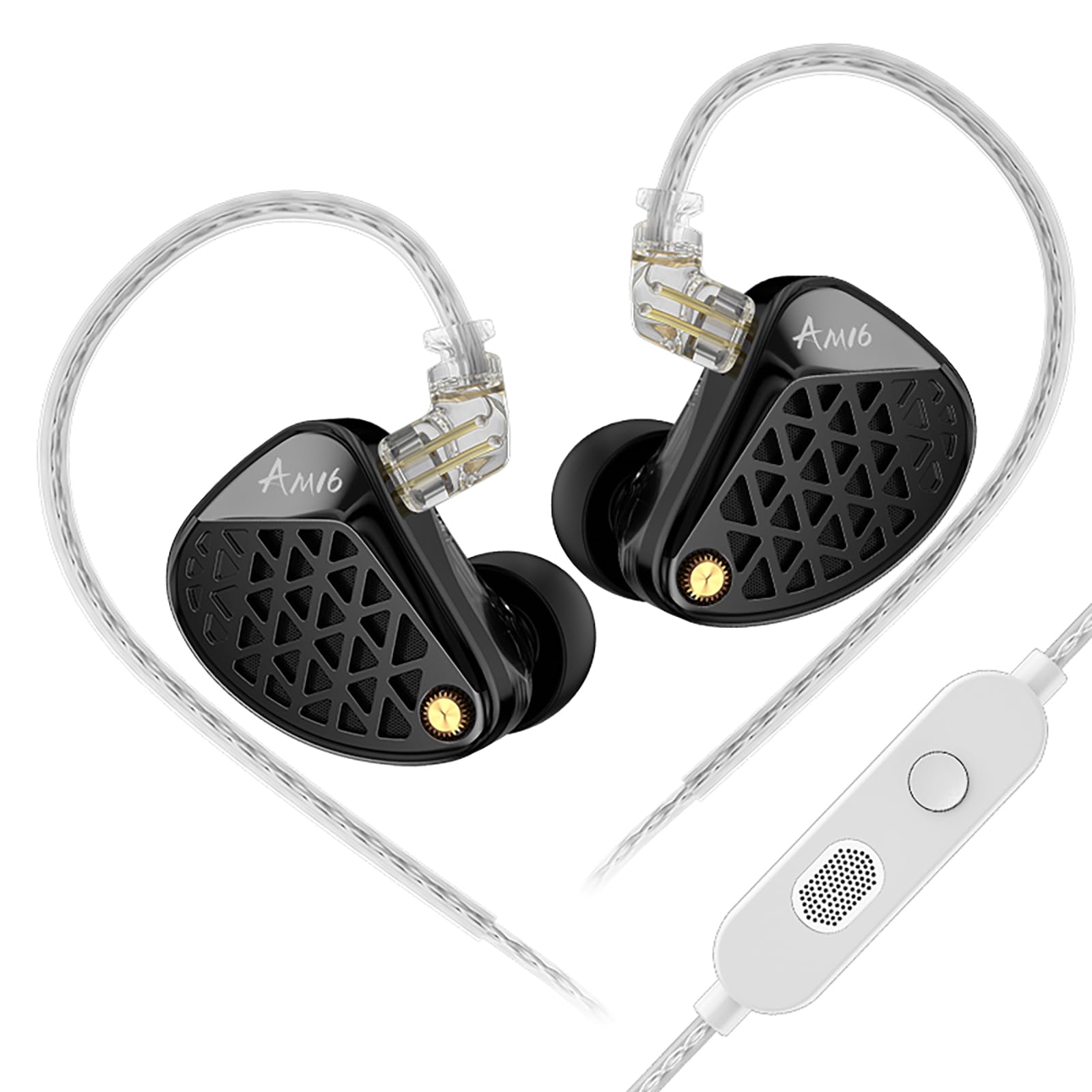 

Linsoul KZ AM16 Pure Balanced Armature (BA) High-End Chinese-Made In-Ear Earphones Reproduce high-density sound unattainable with dynamic drivers,