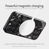 For iPhone 16 Pro Max Magnetic Case Large Texture Aramid Fiber + TPU Phone Cover