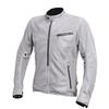 Motobase Spring/Summer Motorcycle Protective Jacket, Cool Mesh Single Rider's Jacket 2 | MBMJ-08 | Silver/LL