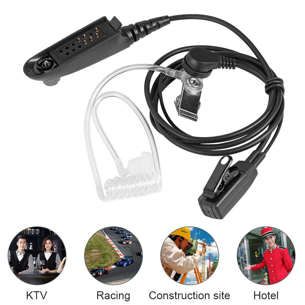 PTT MIC Headset Covert Acoustic Tube In-ear Earpiece Mic Microphone Earphone Earbud Headset For Motorola GP380 GP340 GP328 Radio