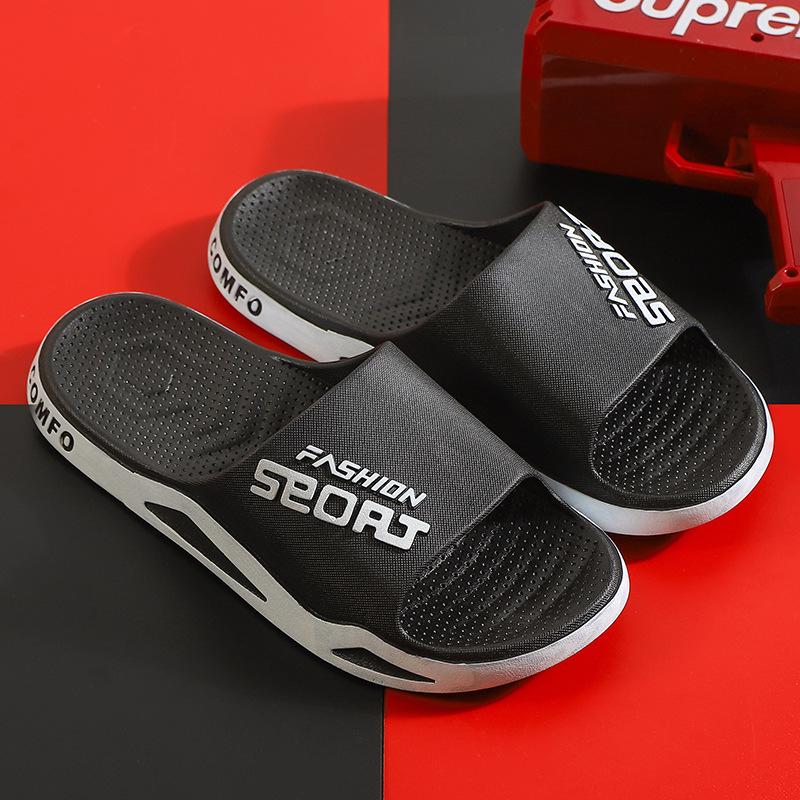 Unisex Korean Style Casual Flip-Flops: Soft, Comfortable Men's and Women's Home Bathroom Slippers