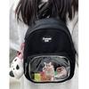 Neuer Nylon Harajuku Rucksack PVC Tasche Japanischer Stil Puppentasche Transparent Kawaii Itabag