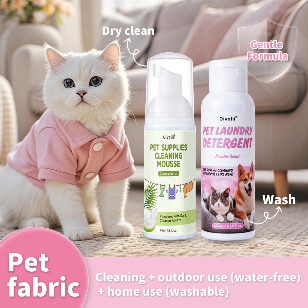 Pet Clothes & Accessories Special Gentle Dry Clean Foam Cleaner Deep Cleansing Odor Removing No-Rinse For Pets