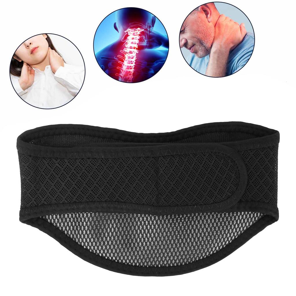 Neck Brace Brthable Mesh Fabric Cervical Collar Guard for Pain Relief Moxibustion Care