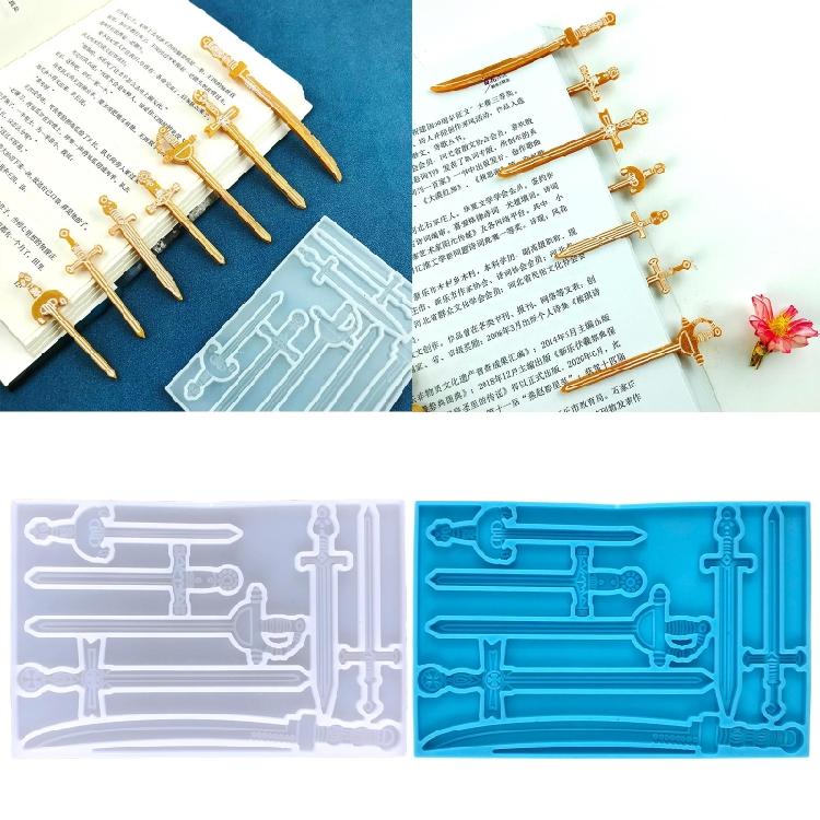 Mehrere Stile Lesezeichenform Herstellung Epoxidharz Schmuck DIY Basteln Silikonform
