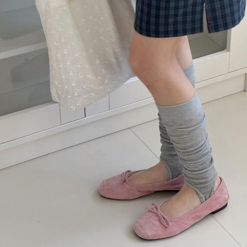 Spring and Summer Foot Socks, Solid Color Breathable Pile Socks, Lolita Ballet-style Socks