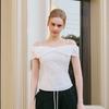 Egoiseuteu [Blue Label] Ribbon Off-Shoulder Blouse Es2Obl08
