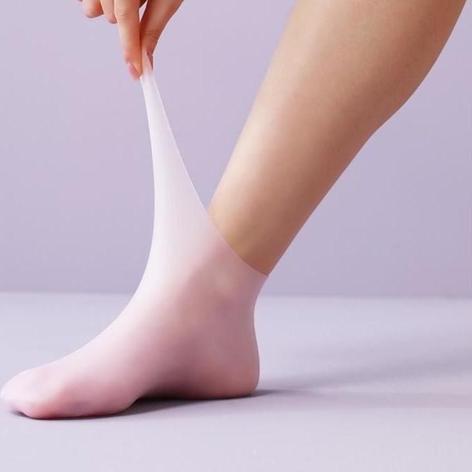 Verbesserte Silikon Peeling Fußmasken Socken für trockene Haut und Hornhaut