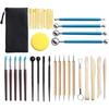 Pottery Clay Tool Kit - 5-Piece Set for Sculpting, Trimming, and Modeling
