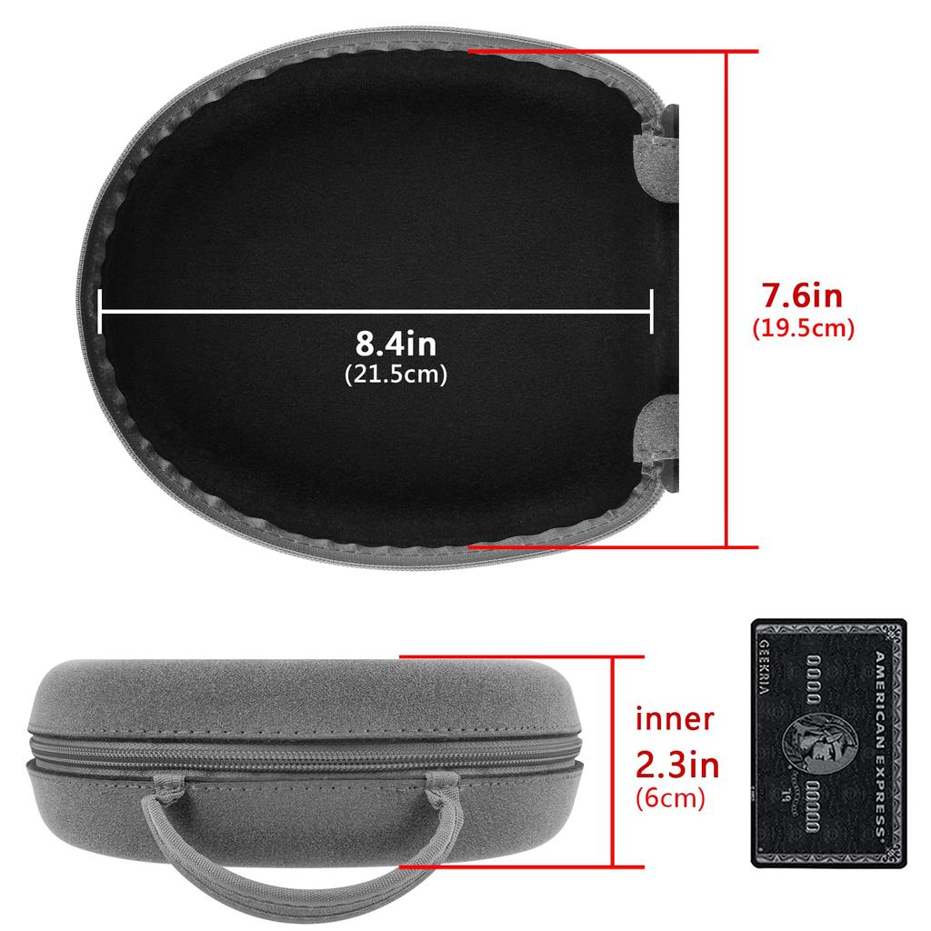Geekria Case Shield Headphone Case Compatible Hard Case Travel Hard Shell Case Compatible with Soundcores Space Life Tune Anker Life Life Life Life