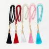 Pearl Prayer Beads Necklace Jewelry Long Tassel Clothes Pandent Accessories