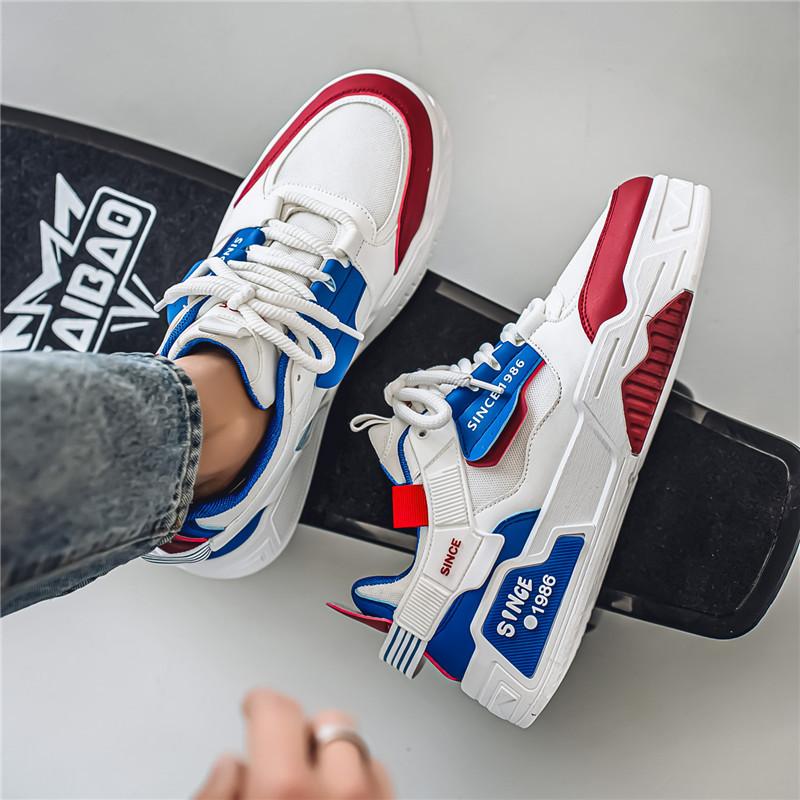 Fashion 2025 New Hot selling Men's Sneakers Versatile Fashion Casual Board Shoes Mesh Breathable Lightweight Sports Running Shoes
